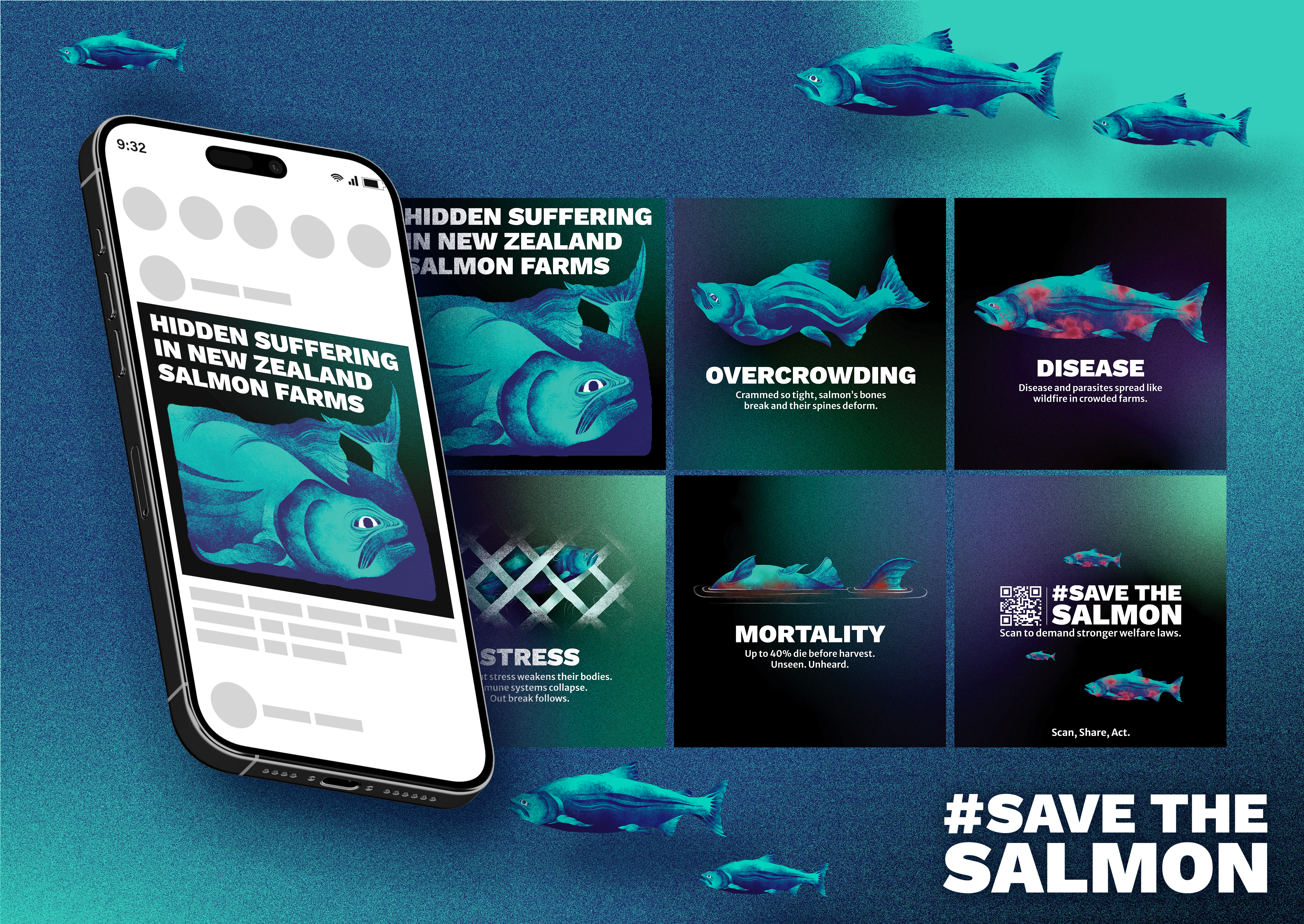 #SaveTheSalmon project imagery